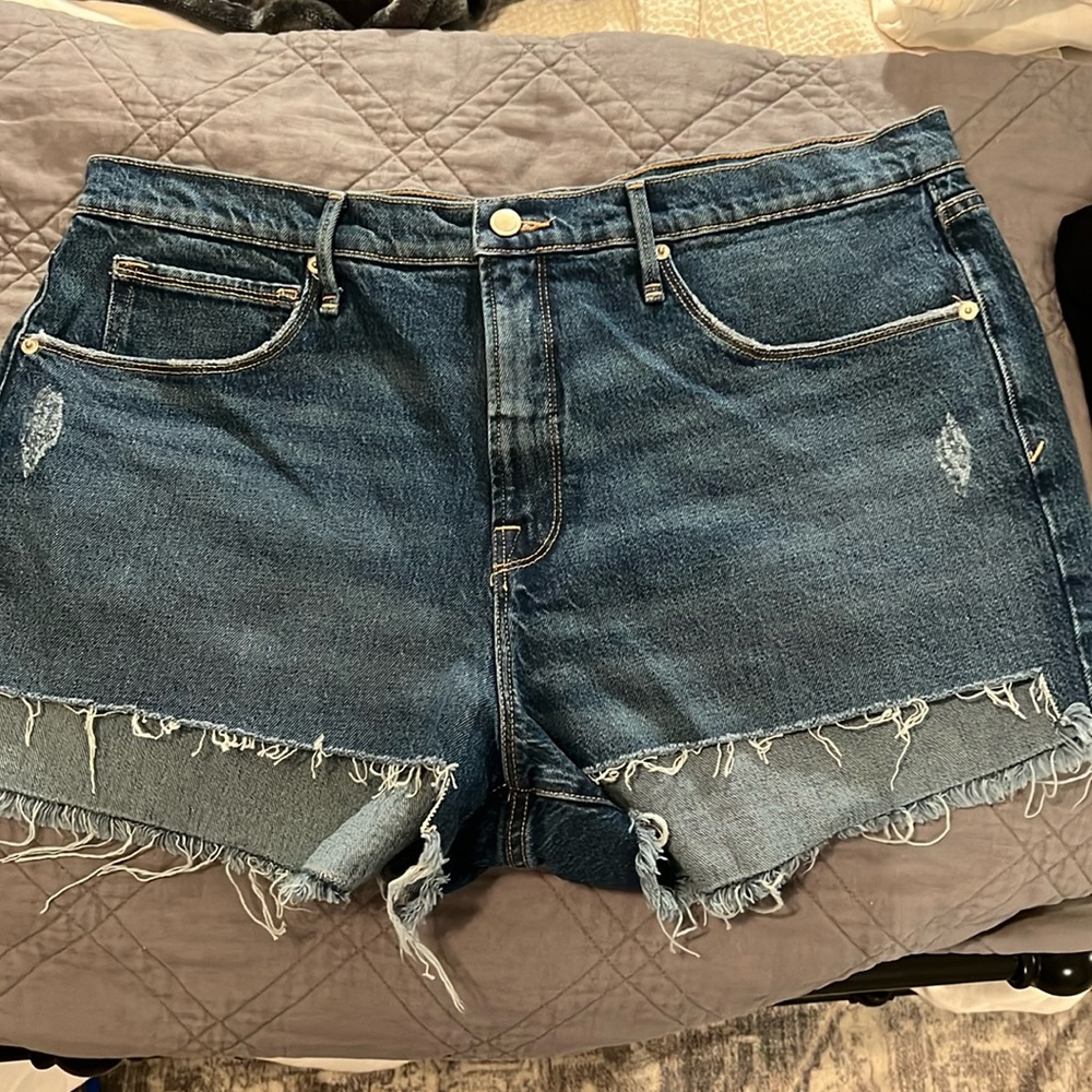 Good American Denjm Shirt NWT